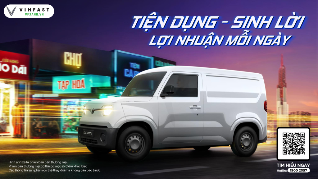 VinFast EC Van có mấy màu chính thức? Màu nào phù hợp nhất cho dịch vụ kinh doanh? 1 3
