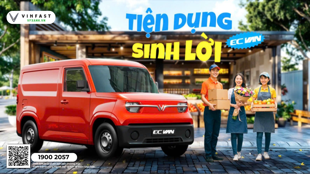 VinFast EC Van giá bao nhiêu? Cập nhật mức giá mới nhất cùng những ưu đãi hấp dẫn khi đặt cọc sớm tại VFXanh 3 4 1