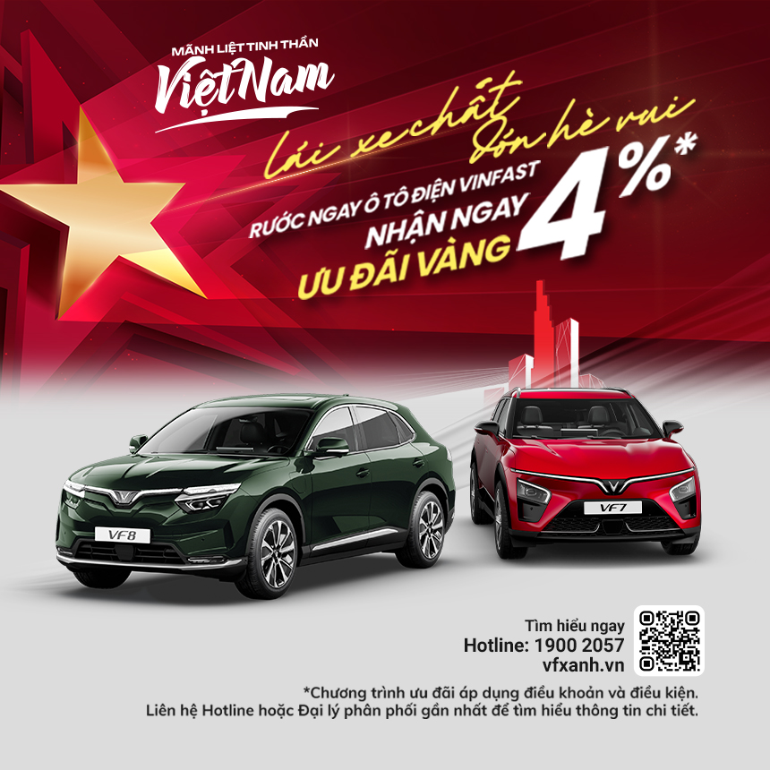 VIN FAST MÃNH LIỆT TINH THẦN VIỆT NAM