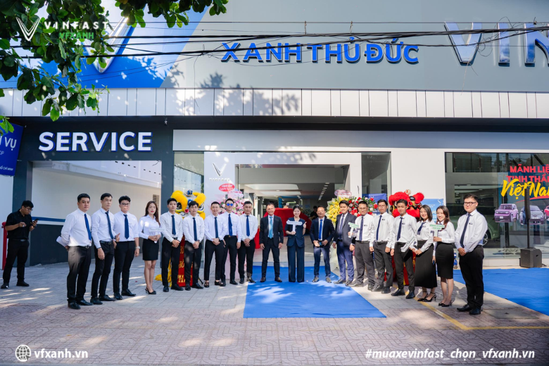 khai trương showroom 3s VFXanh Thủ Đức